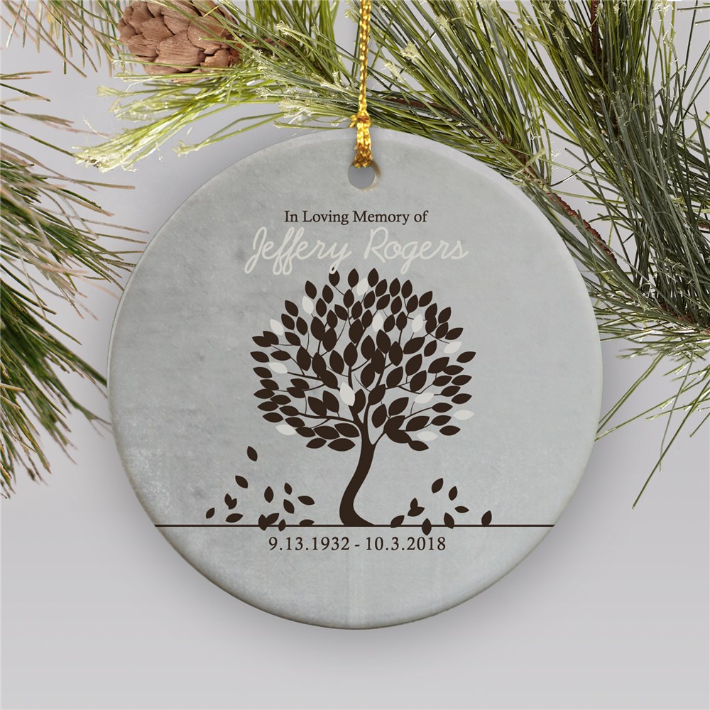 In Loving Memory Peronalized Tree Ornament | GiftsForYouNow