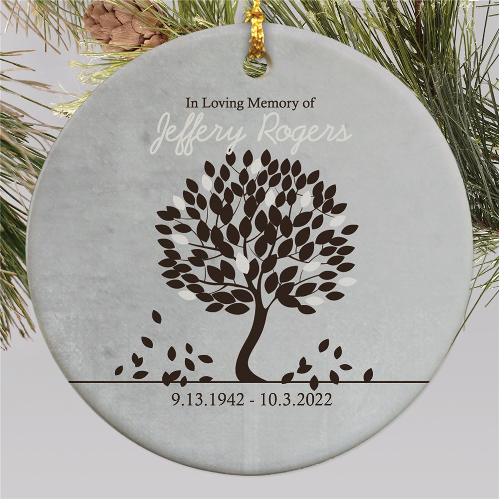 In Loving Memory Personalized Ornament GiftsForYouNow