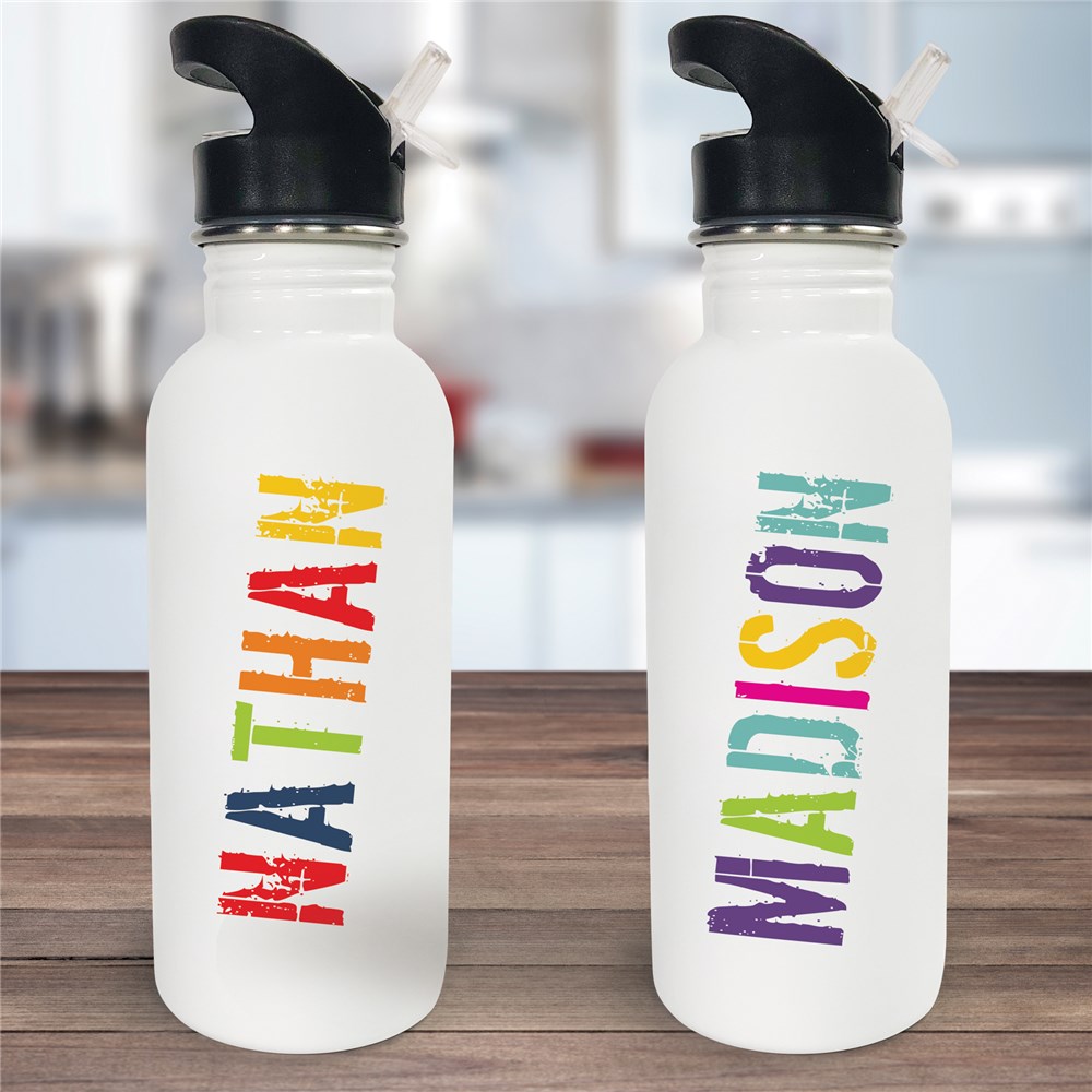 Personalized Any Name Water Bottle U780620