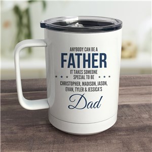 Personalized Insulated Dad Mug with Lid