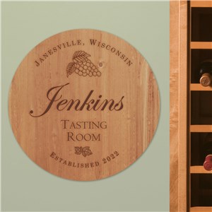 Personalized Wine Room Wall Sign | Personalized Housewarming Gifts