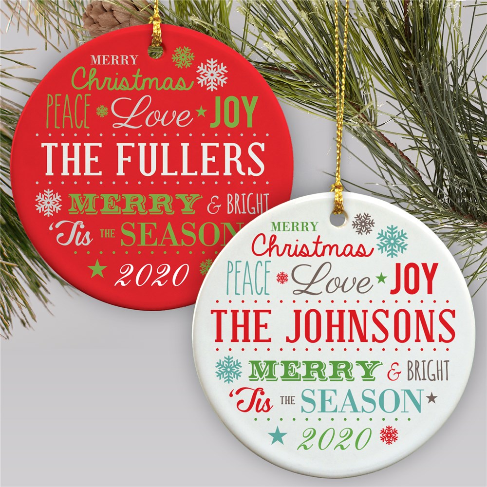 Noel The Happy Christmas Ornament 