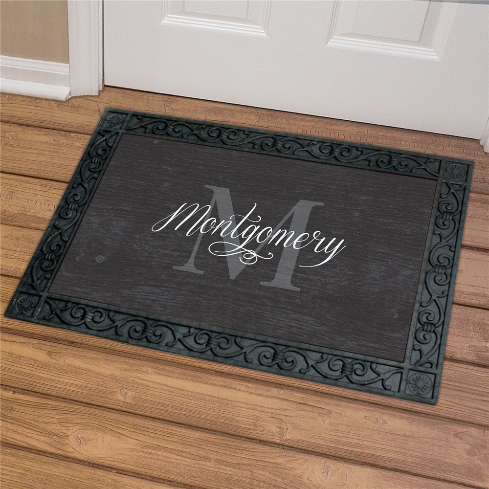 Family Initial Doormat | Monogrammed Door Mats