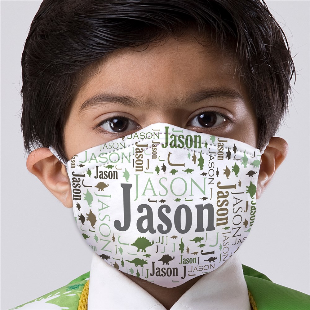 Family Word Art Child Face Mask