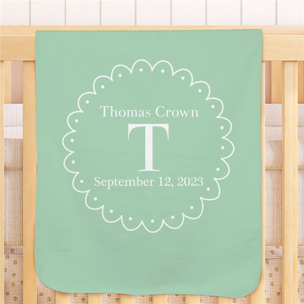 Personalized Baby Initial Blanket GiftsForYouNow