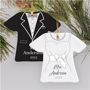 Personalized Wedding Ornament | Personalized Wedding Ornaments