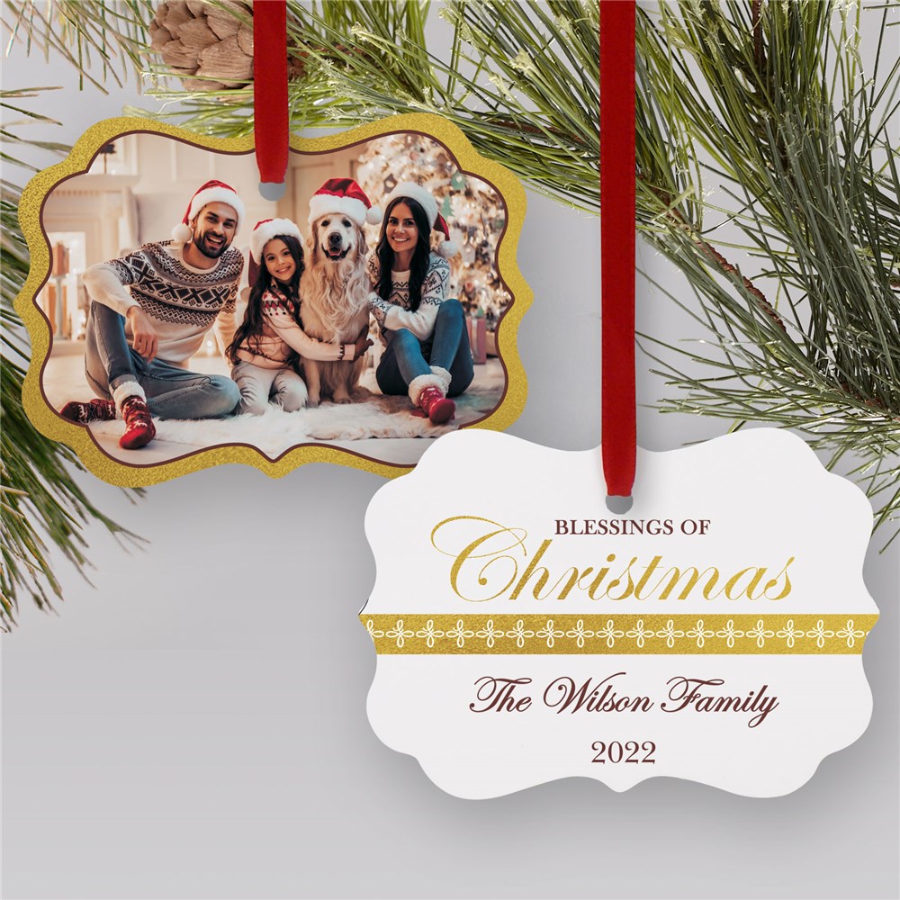 Blessings of Christmas Photo Ornament | Picture Ornaments