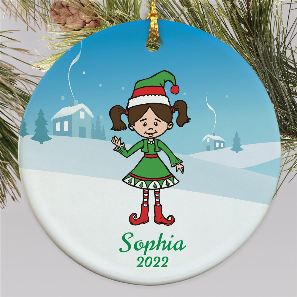 Personalized Holiday Character Ornament | Personalized Christmas Ornaments for Kids