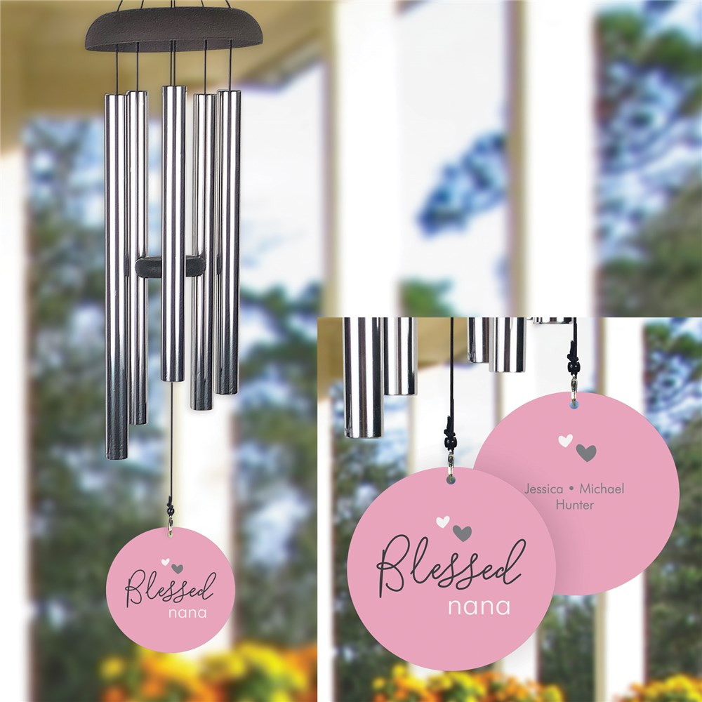 Blessed Wind Chime with Names
