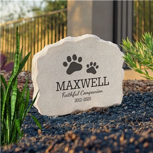 Personalized Pet Memorial Standing Garden Stone UV1125447