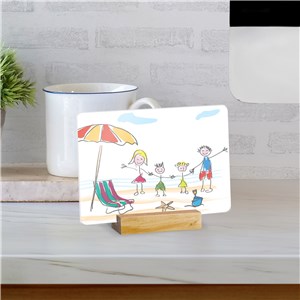 Personalized Kid's Art Acrylic Tabletop Sign