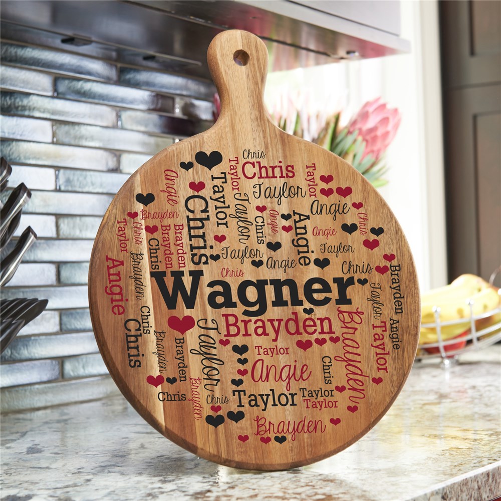 Family Word-Art Kitchen Decor | Personalized Kitchen Gifts