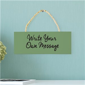 Write Your Own Sign | Personalized Rope Sign