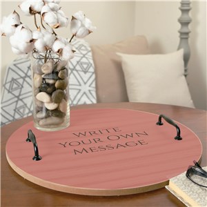 Personalized Create Your Own Round Tray