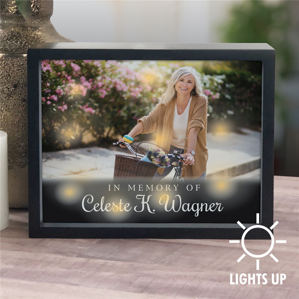 Personalized In Memory Of LED Shadow Box