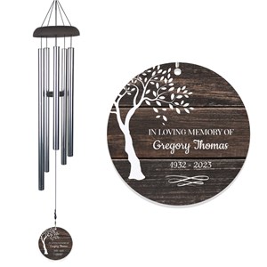 Personalized In Loving Memory Tree Wind Chime UV152127X