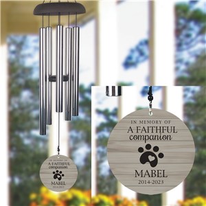 Engraved Wind Chime | Pet Memorial Wind Chime