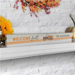 Personalized Fall Sign | Welcome Fall Decor