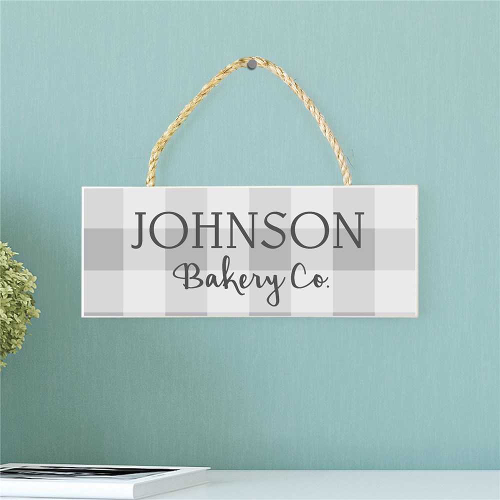 Personalized Kitchen Hanging Sign | Personalized Kitchen Decor