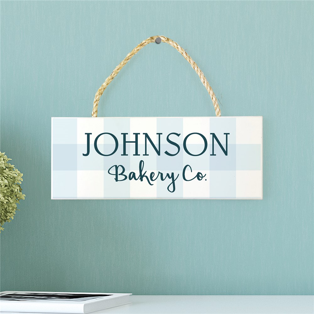 Personalized Kitchen Hanging Sign | Personalized Kitchen Decor
