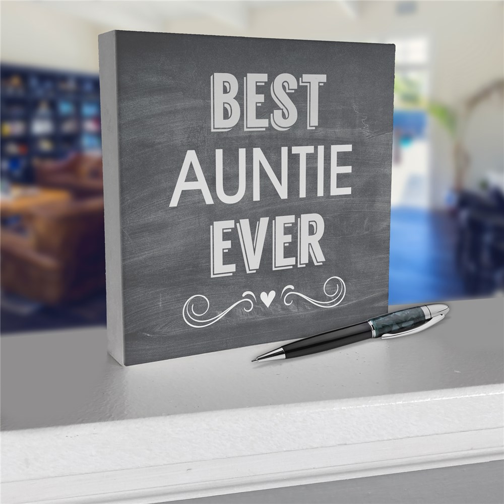 Personalized Chalkboard Decor | Best Ever Tabletop Sign