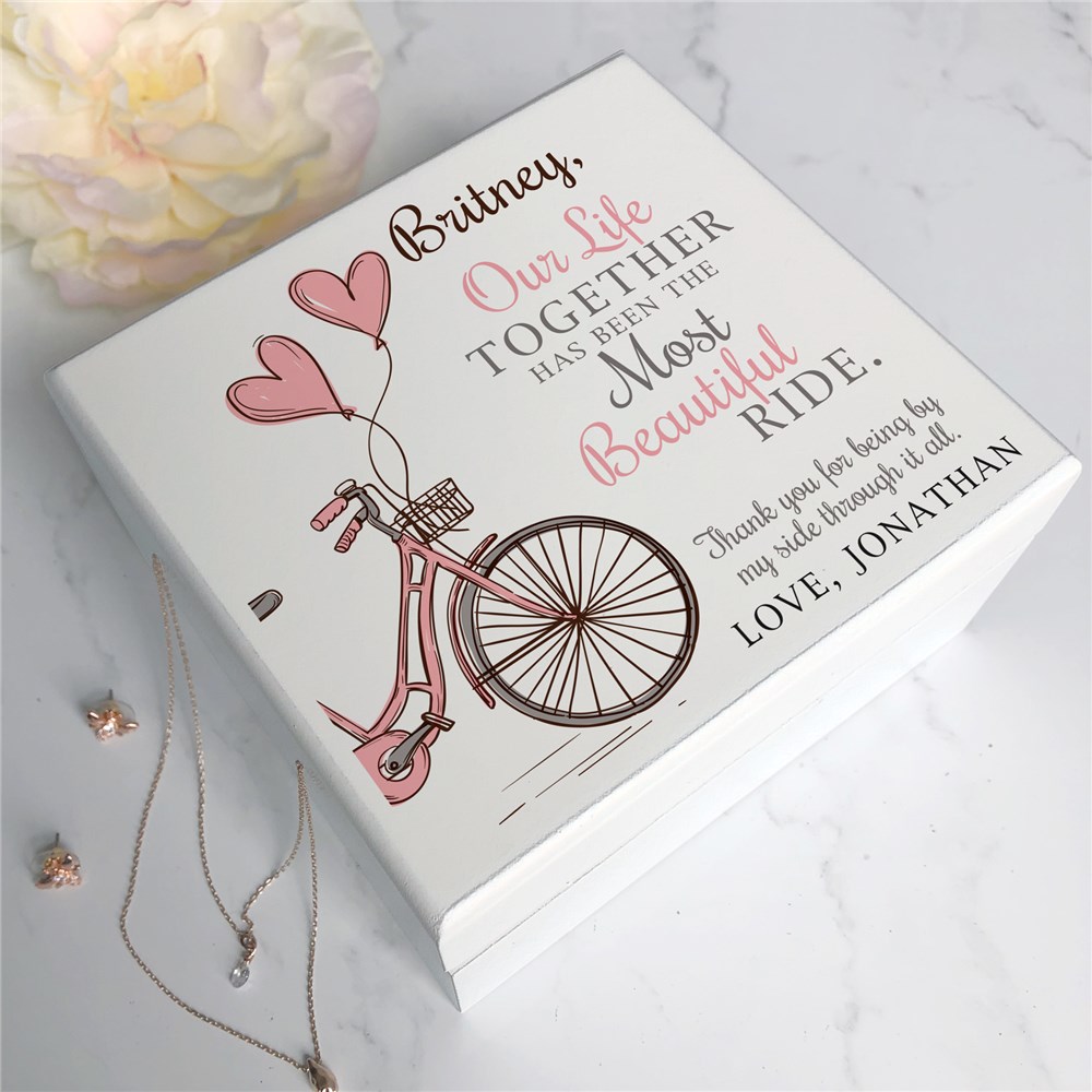 Jewelry Box for Her | Personalized Bicycle Themed Gifts