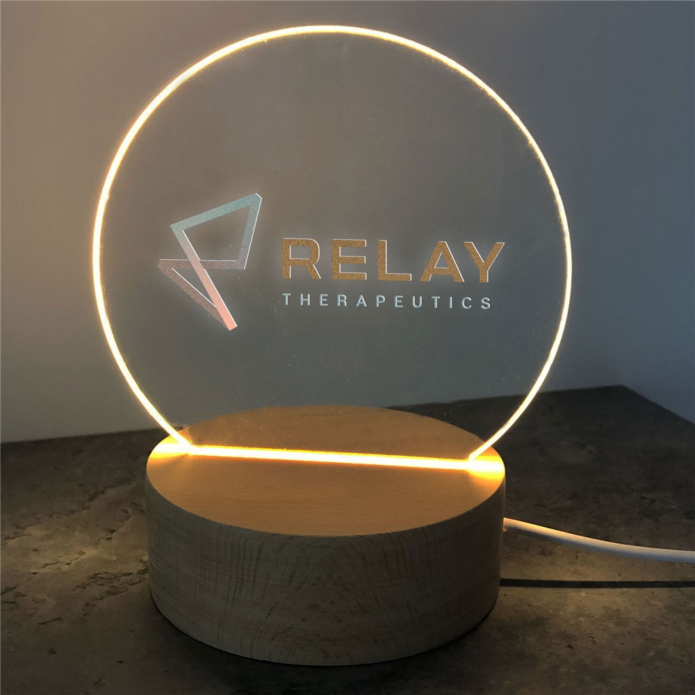 Engraved Corporate Round Light Up Sign UV1575928