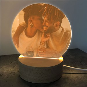 Personalized Photo Round LED Sign