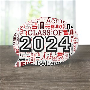 Personalized Graduation Word-Art Word Bubble Sign UV1604016