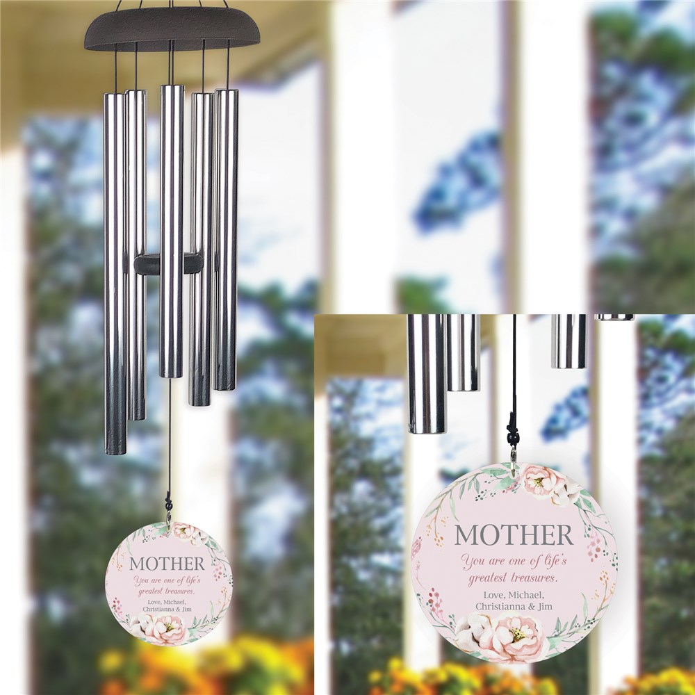 Personalized Mom Wind Chime