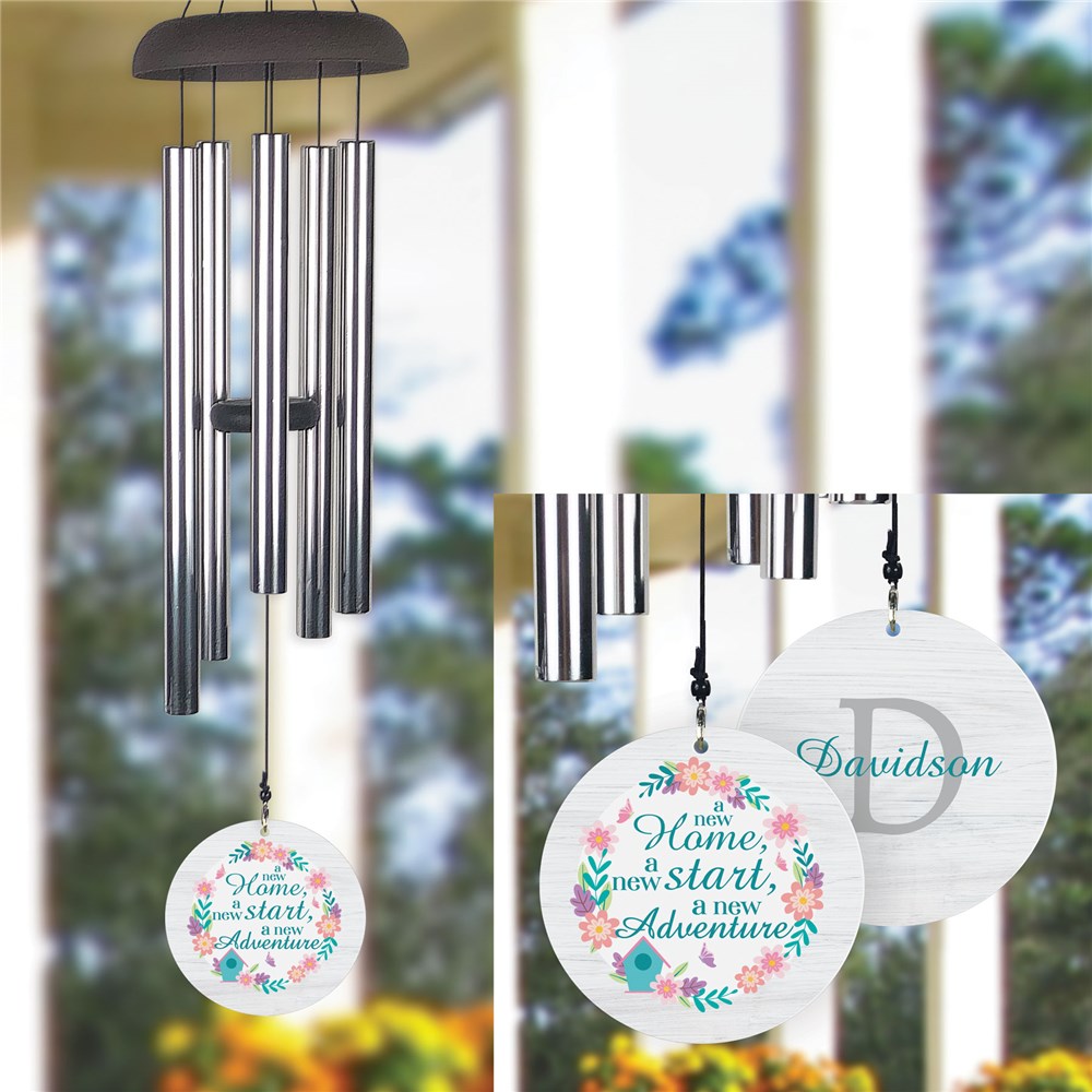 Personalized A New Home Wind Chime