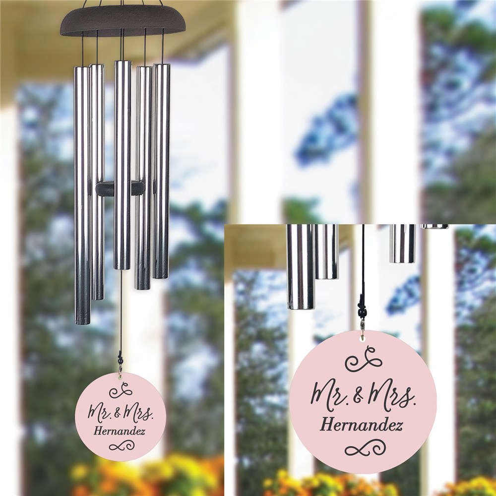 Personalized Mr. & Mrs. Wind Chime