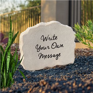 Personalized Write Your Own Standing Garden Stone UV1710247