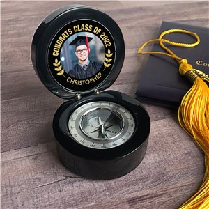 Personalized Graduation Photo Compass