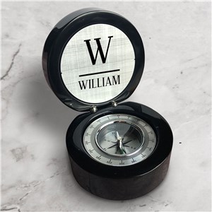 Personalized Name & Initial Compass