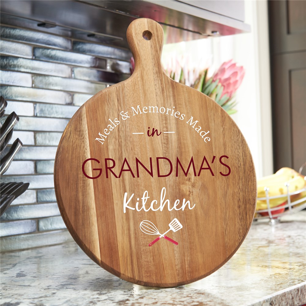 Personalized Meals and Memories Acacia Wood Paddle