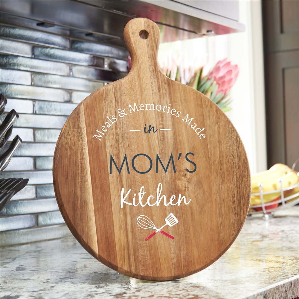 Personalized Meals and Memories Acacia Wood Paddle
