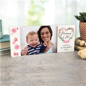 Personalized Mommy & Me Block Picture Frame