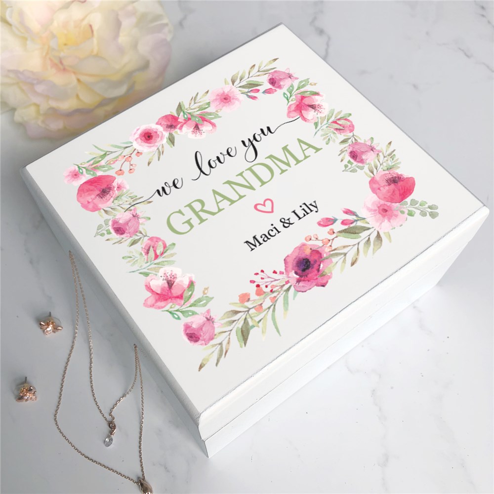 Personalized We Love You Jewelry Box