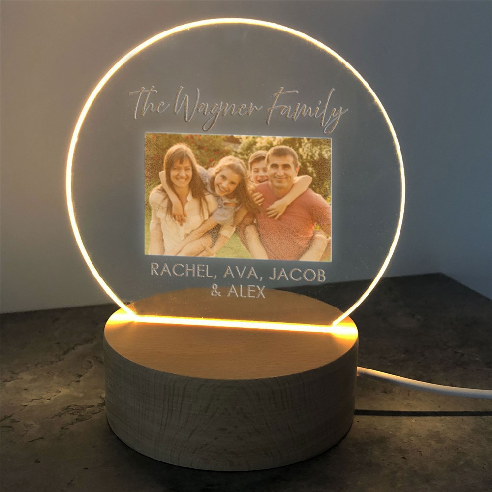 Personalized Photo Round Custom LED Sign UV1997128