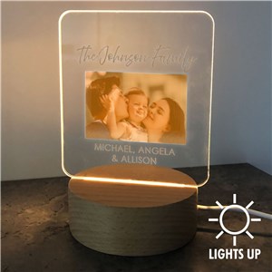 Personalized Photo Square Custom LED Sign 