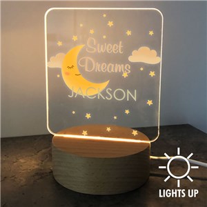 Personalized Sweet Dreams Square LED Sign UV1997429