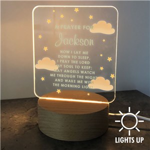 Personalized Prayer Square Light Up Sign UV1998329