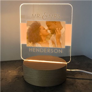 Personalized Mr. & Mrs. Square Light Up Sign UV1998629