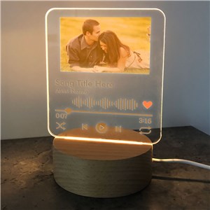 Personalized Our Song Light Up Square Sign UV2051929
