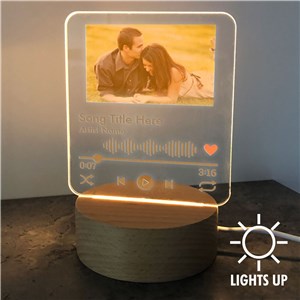 Personalized Our Song Light Up Square Sign