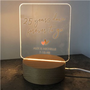 Personalized Forever to Go LED Square Sign UV2053429