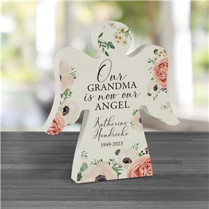 Personalized Our Angel Angel Shaped Sign