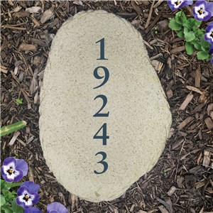 Personalized Address Vertical Flat Garden Stone UV2163415