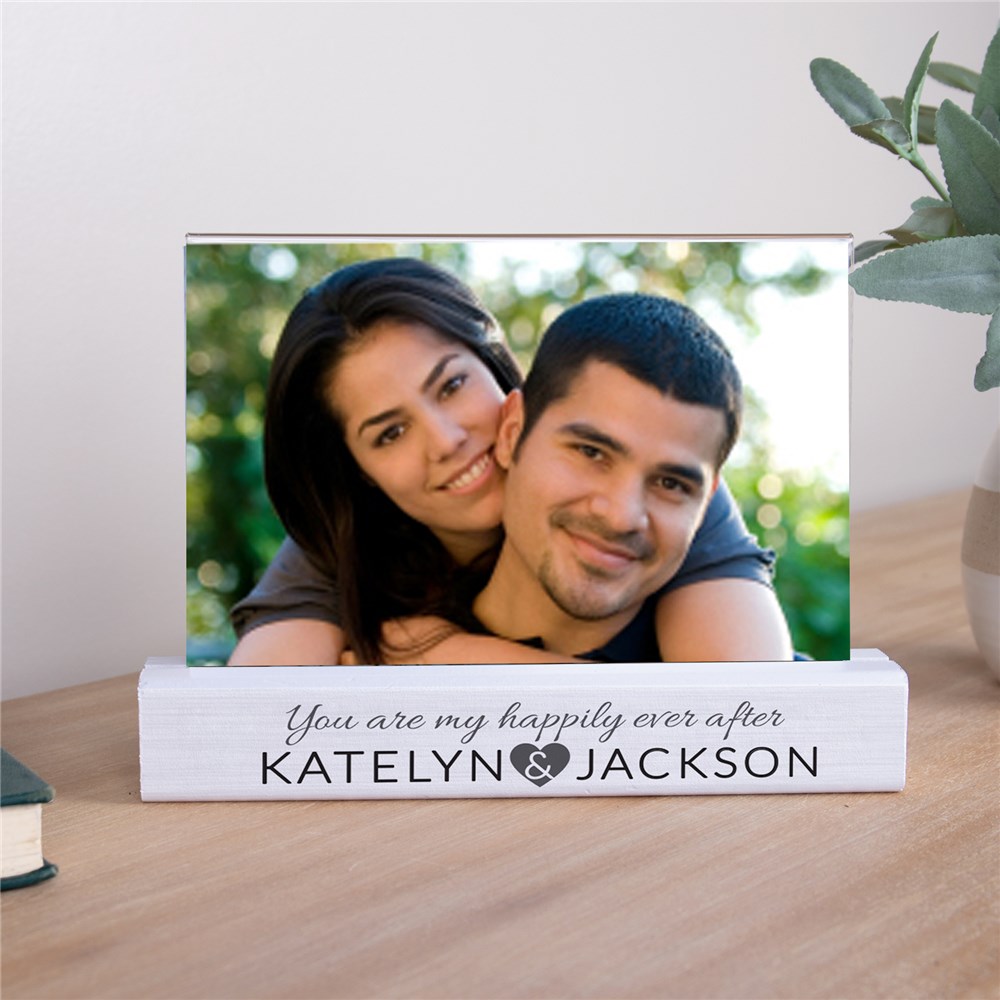 Personalized Happily Ever After Photo Holder UV2199035